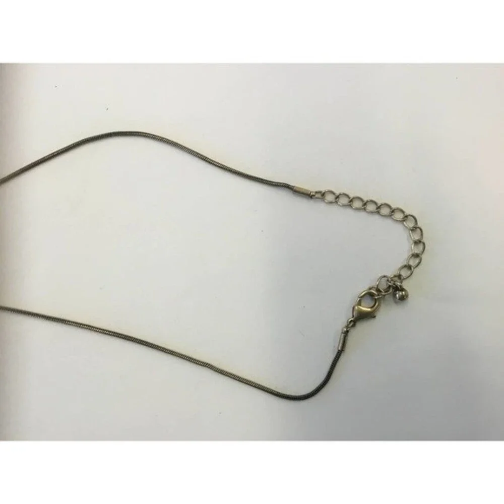 Gold Necklace with  Charms Pendants Yellow Heart